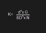 formule calcul ressort moto